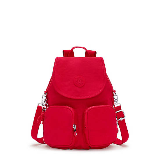 Kipling Firefly Up Convertible Backpacks Red Rouge | CA 1577UZ